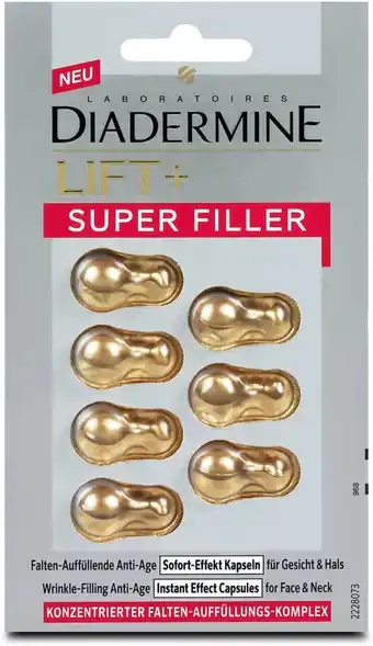 dm Diadermine Lift+ Super Filler Anti-Age Sofort-Effekt-Kapseln Angebot