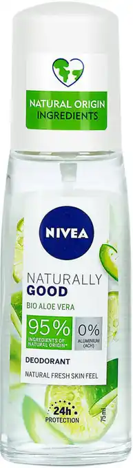 dm Nivea Naturally Good Deo Zerstäuber Bio Aloe Vera Angebot