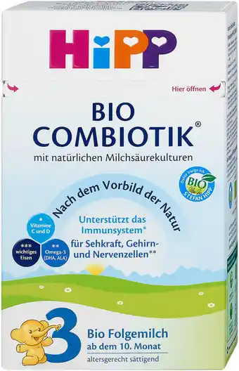 dm Hipp Bio Combiotik Bio Folgemilch 3 Angebot