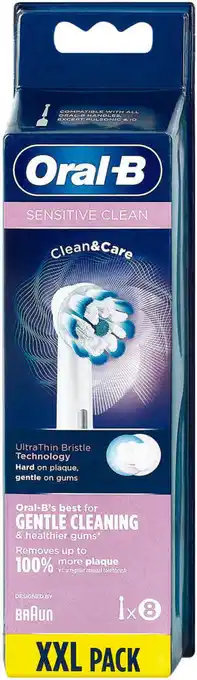 dm Oral-B Aufsteckbürsten Sensitive Clean XXL, 8 Stück Angebot