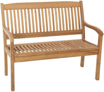 XXXLutz Gartenbank 107/91/63,5 cm in Naturfarben Angebot