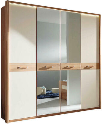 XXXLutz Drehtürenschrank in Creme, Buchefarben Angebot