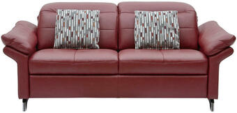 XXXLutz Sofa in Echtleder Weinrot Angebot