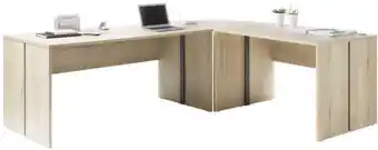 XXXLutz Eckschreibtisch in Eichefarben 241/200/75 cm Angebot