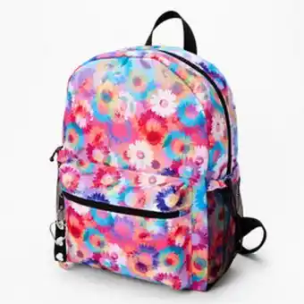 Claire's Rainbow daisy functional backpack Angebot