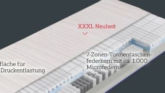XXXLutz Tonnentaschenfederkernmatratze Dream Deluxe 3D Plus Angebot