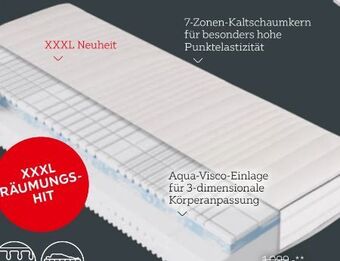 XXXLutz Kaltschaummatratze Dream Deluxe 3D Premium Angebot