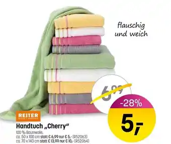 Reiter Handtuch Cherry Angebot