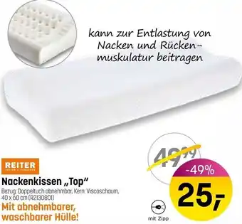 Reiter Nackenkissen Top 40x60 cm Angebot