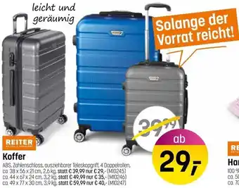Reiter Koffer Angebot
