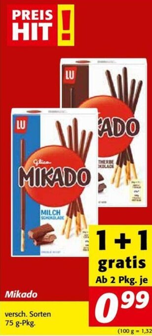 Nah&Frisch Mikado 75 g Angebot