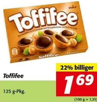 Nah&Frisch Toffifee 125 g Angebot