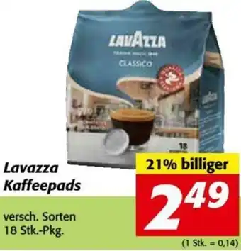 Nah&Frisch Lavazza Kaffeepads 18 Stk. Angebot