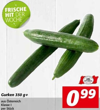 Nah&Frisch Gurken 350 g+ Angebot