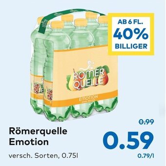 T&G Römerquelle Emotion 0,75L Angebot