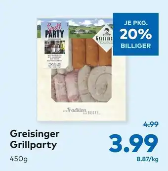 T&G Greisinger Grillparty 450g Angebot