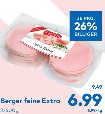 T&G Berger Feine Extra 2x500g Angebot