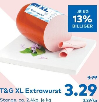 T&G T&G XL Extrawurst 2.4 kg Angebot