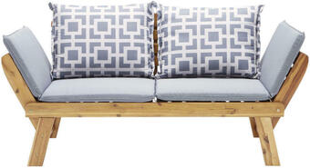 XXXLutz Gartenbank 190/75/67 cm in Grau, Akaziefarben Angebot