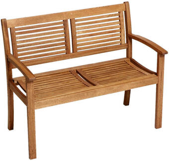 XXXLutz Gartenbank 110/90/58 cm in Naturfarben Angebot