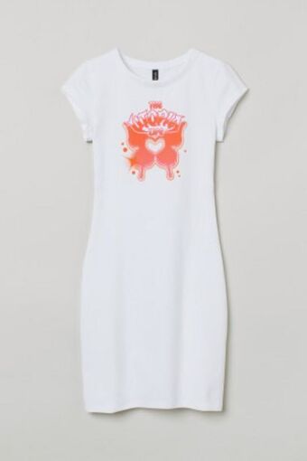 H&M Kurzes kleid mit druck Angebot