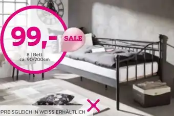 Mömax Bett 90/200cm Angebot