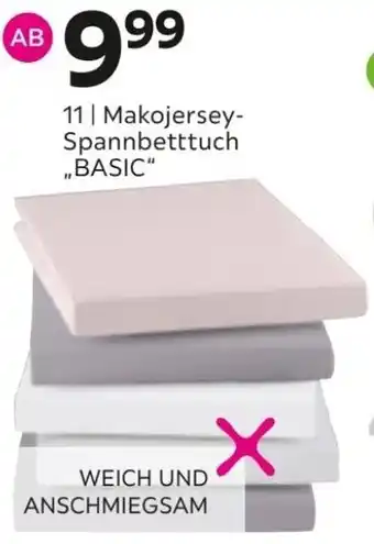 Mömax Spannbettuch Basic 100/200cm Angebot
