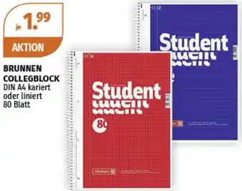 Müller Brunnen Collegblock Angebot