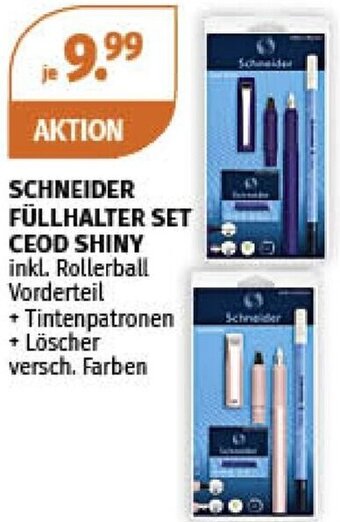 Müller Schneider Füllhalter Set Ceod Shiny Angebot