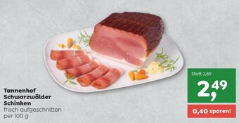 ADEG Tannenhof Schwarzwälder Schinken 100 g Angebot