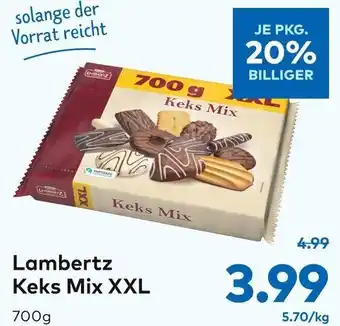 T&G Lambertz Keks Mix XXL 700g Angebot