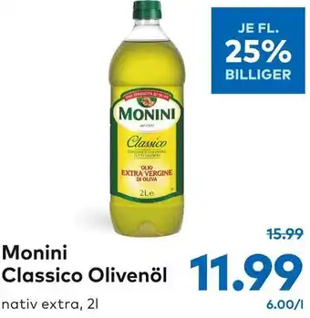 T&G Monini Classico Olivenöl 2L Angebot