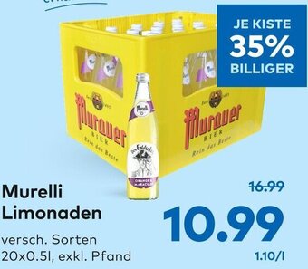 T&G Murelli Limonaden 20x0.5L Angebot