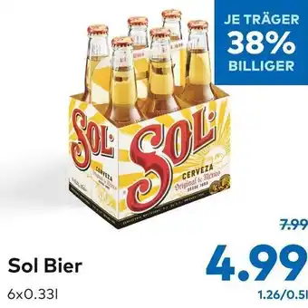 T&G Sol Bier 6x0.33L Angebot