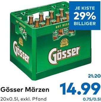 T&G Gösser Märzen 20x0,5L Angebot