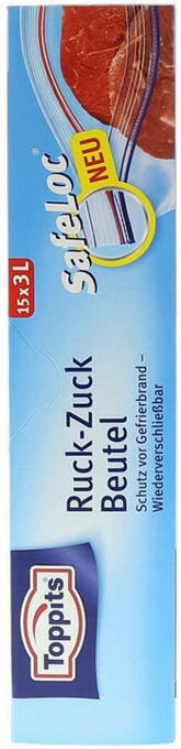 Billa Toppits Ruck-Zuck Gefrierbeutel 3L Angebot