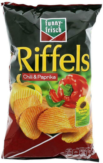 Billa Funny Frisch Riffels Chips Chili & Paprika Angebot