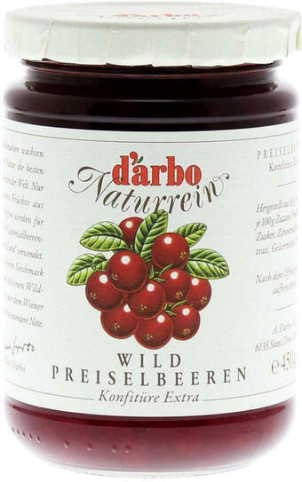 Billa Darbo Preiselbeer Konfitüre Angebot