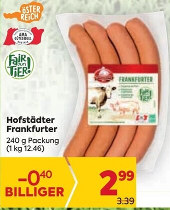 Billa Frankfurter Angebot
