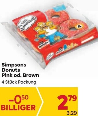 Billa Simpsons Donuts Angebot