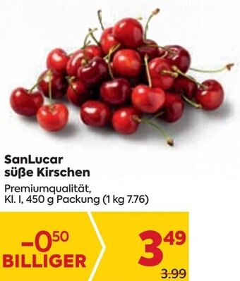 Billa Kirschen Angebot