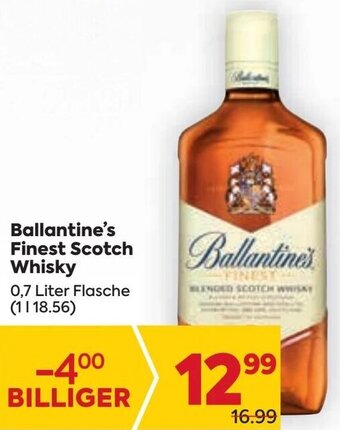 Billa Finest Scotch Blended Whisky Angebot