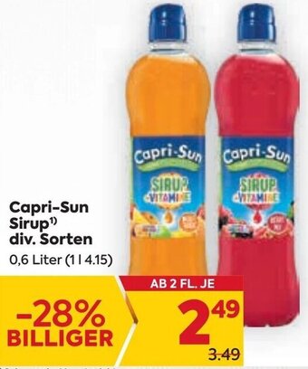 Billa Sirup Angebot