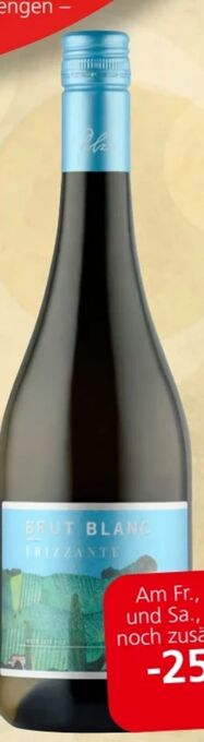 Spar Frizzante Rosé oder Brut Blanc 0,75 Liter Angebot