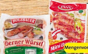 Spar Berner Würstel 500 g, Mini Berner Würst 250 g Angebot