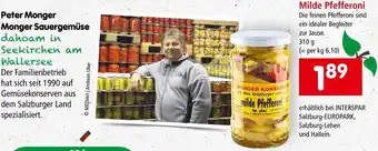 Interspar Milde Pfefferoni 310 g Angebot
