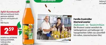 Interspar Apfel-Karottensaft 1L Angebot