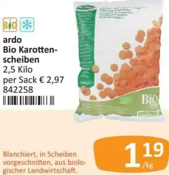 Kastner Ardo Bio Karottenscheiben 2,5 Kilo Angebot