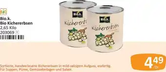 Kastner Bio.k. Bio Kichererbsen 2,65 Kilo Angebot