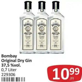 Kastner Bombay Original Dry Gin 37,5%vol. 0,7 Liter Angebot